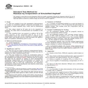 Evaporation Residue Testing advice|solids on evaporation method.